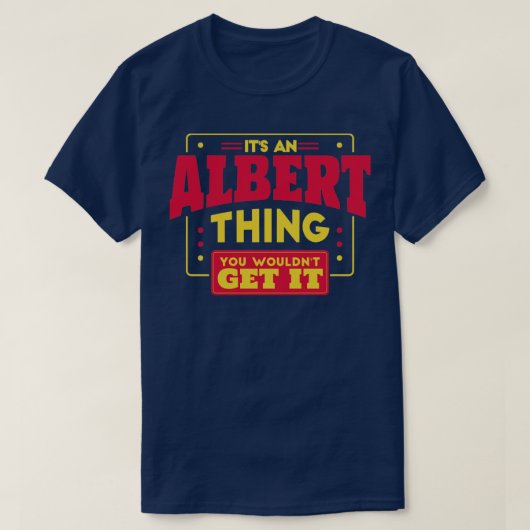 アルバート Tシャツ (デザイン正面)