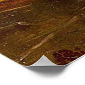 アルバートBによる散水風景の中の牛。 ポスター (角)