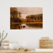 アルバートBによる散水風景の中の牛。 ポスター (キッチン)