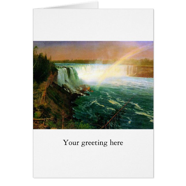 アルバートBierstadtナイアガラ・フォールズの絵画の芸術の芸術家 (正面)