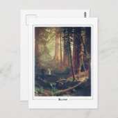 アルバートBierstadt #113 -ファインアート葉書 ポストカード (正面/裏面)