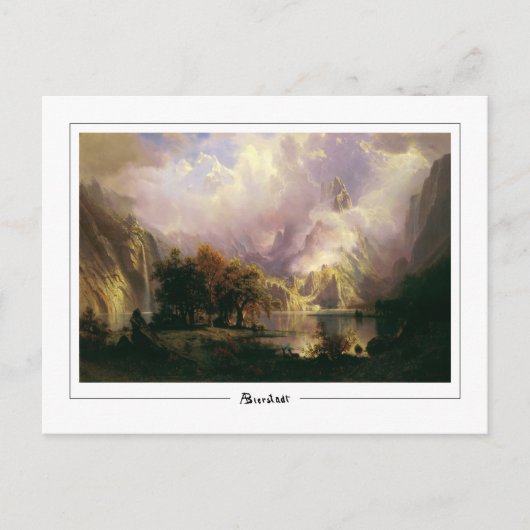 アルバートBierstadt #136 -ファインアート葉書 ポストカード (正面)