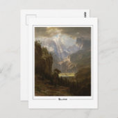 アルバートBierstadt #52 -ファインアート葉書 ポストカード (正面/裏面)