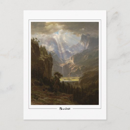 アルバートBierstadt #52 -ファインアート葉書 ポストカード (正面)