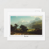 アルバートBierstadt #70 -ファインアート葉書 ポストカード (正面/裏面)