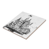 アルバートRobida著Steampunkの空気の家 タイル (側面)