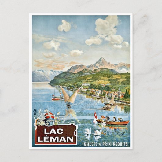 アルバード、ルバン、フランス、ヴィンテージ旅行 ポストカード (正面)