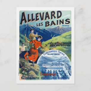 アルバード・レ・バン・フランス・ヴィンテージ・ポスター1894 ポストカード
