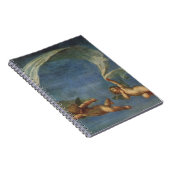 アルバーニの『キューピッドに導かれるアドニス』より天使の部分 ノートブック (右側)