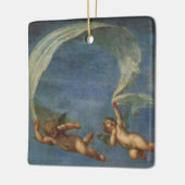 アルバーニの『キューピッドに導かれるアドニス』天使の詳細 セラミックオーナメント (左)