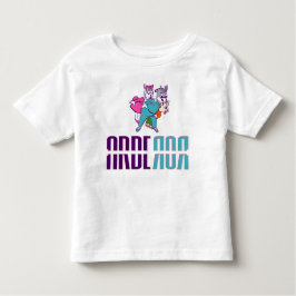 アルバーロの子供用Tシャツ - 遊び心あふれる漫画のキャラクター トドラーTシャツ