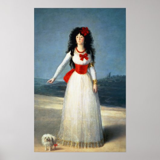 アルバ公爵夫人， 1795 ポスター (正面)