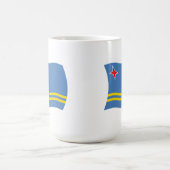 アルバ国旗のマグカップ コーヒーマグカップ (中央)