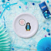 アルバ国旗の休日ペンギン語 ペーパープレート (パーティー)