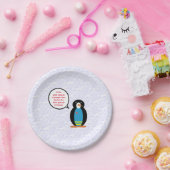 アルバ国旗の休日ペンギン語 ペーパープレート (パーティー)