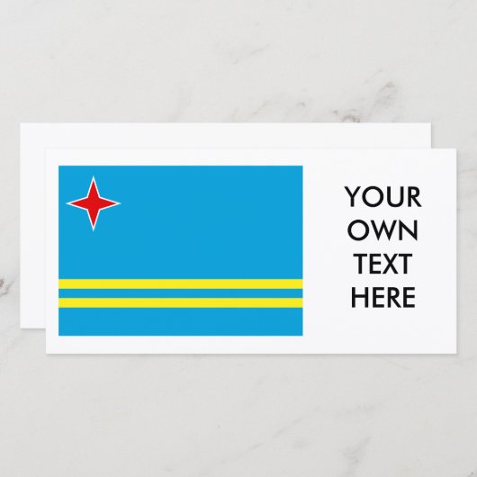 アルバ国旗 (正面/裏面)