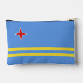 アルバ国旗 アクセサリーポーチ (裏面)
