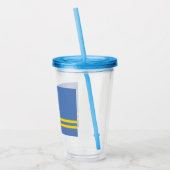 アルバ国旗 アクリルタンブラー (左)
