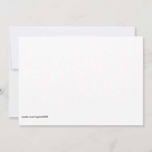 アルバ国旗 カード (裏面)