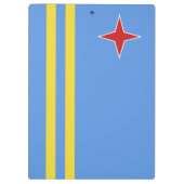 アルバ国旗 クリップボード (裏面)
