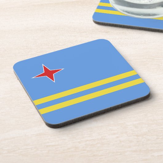 アルバ国旗 コースター (左側)