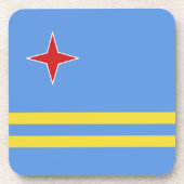 アルバ国旗 コースター (正面)