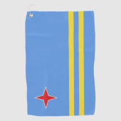 アルバ国旗 ゴルフタオル (正面)