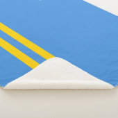 アルバ国旗 シェルパブランケット (3/4)