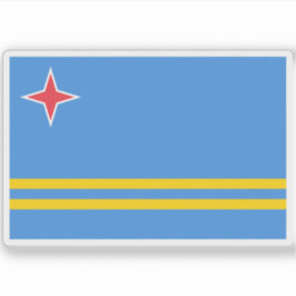 アルバ国旗 シール