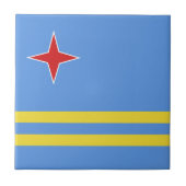 アルバ国旗 タイル (正面)