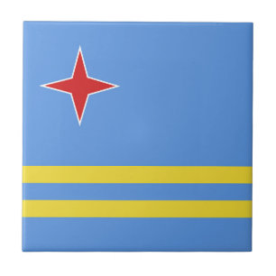 アルバ国旗 タイル