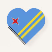 アルバ国旗 ノートブック (正面)