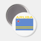 アルバ国旗 マグネット (正面/裏面)