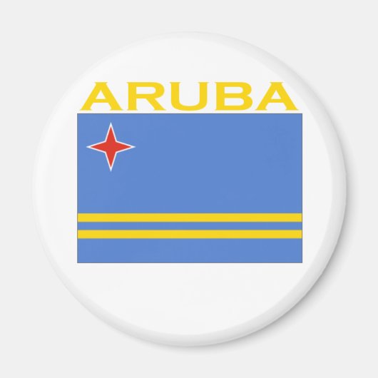 アルバ国旗 マグネット (正面)
