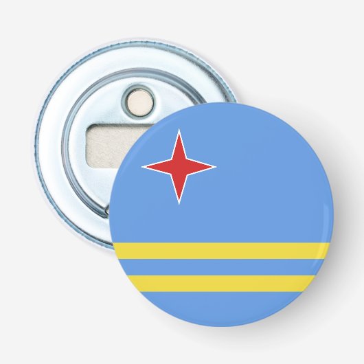 アルバ国旗 栓抜き (正面)