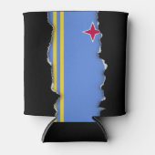 アルバ国旗 缶クーラー (正面)