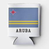 アルバ国旗 缶クーラー (正面)
