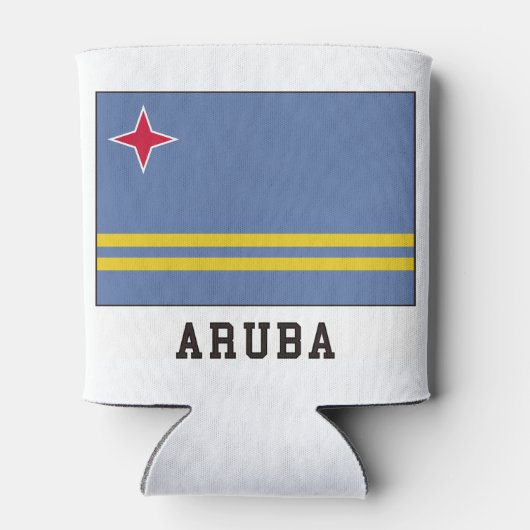 アルバ国旗 缶クーラー (裏面)
