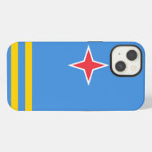 アルバ国旗 iPhoneケース (裏面横)
