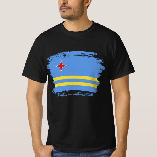 アルバ国旗 Tシャツ (正面)