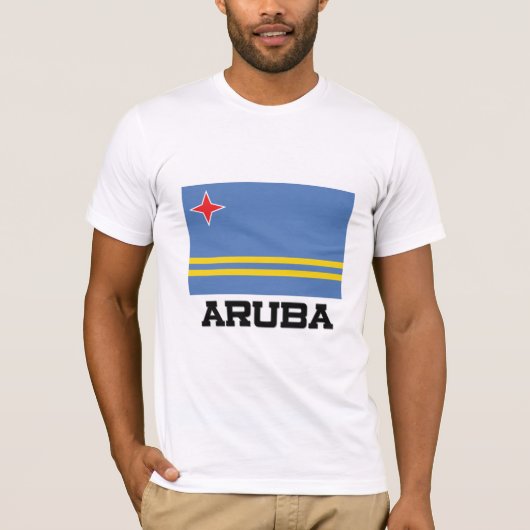 アルバ国旗 Tシャツ (正面)