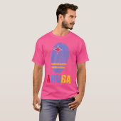アルバ国旗TシャツI love Aruba Tee Tシャツ (正面フル)