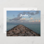 アルバ島のジェティ ポストカード (正面/裏面)