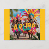 アルバ島のビート上昇 シーズンポストカード (正面)