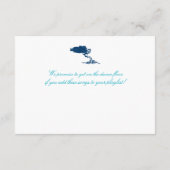 アルバ島への搭乗券のご返信 アルバ島 出欠カード (裏面)