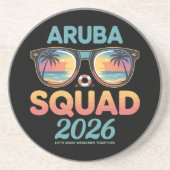 アルバ島チーム 2026 レトロ コースター (正面)