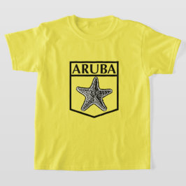 アルバ島デザイン - ガールズベーシックTシャツ Tシャツ