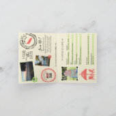 アルバ島パスポート | 保存の日付 招待状 (内部)