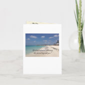 アルバ島パスポート | 保存の日付 招待状 (裏面)