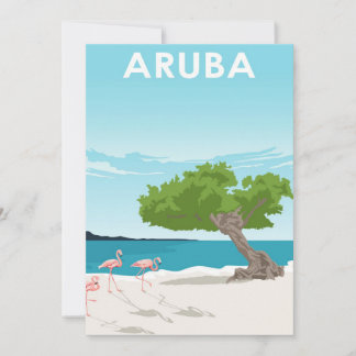 アルバ島旅行ポスター シーズンカード